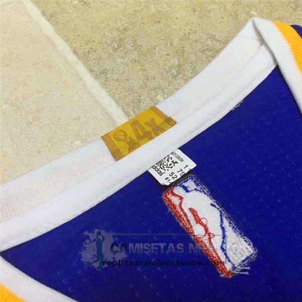 Camiseta Autentico Manga Corta Warriors Curry Azul